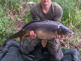 Jezioro Głęboczek - 19 maja 2016, karp 15,3 kg